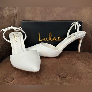 Lulu’s Size 11 I only slingback heels